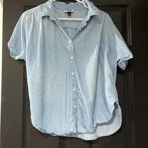 Button up denim shirt